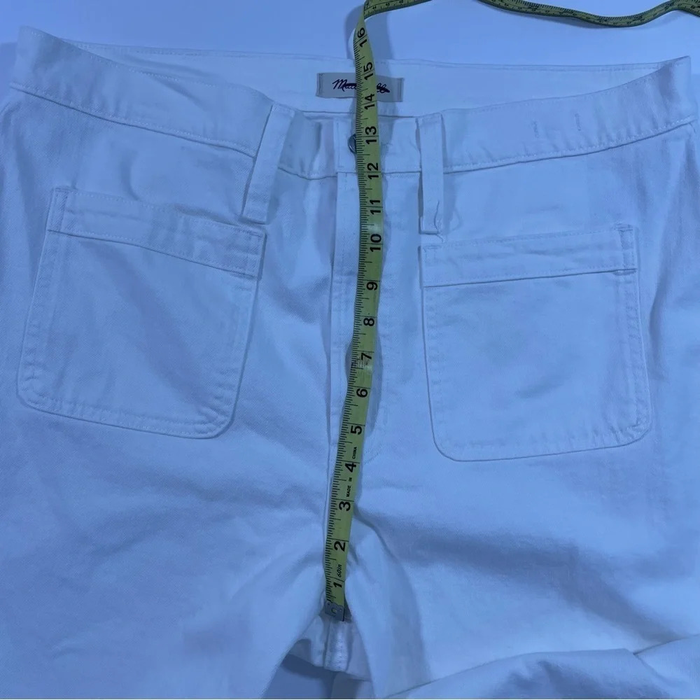 Madewell Perfect Vintage Wide Leg Jean Tile White Patch Pocket - Picture 8 of 11